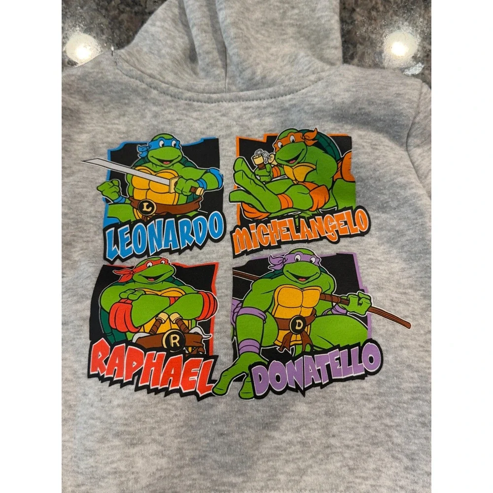 Nickelodeon TMNT Hoodie and Jogger Set Kids 18M Gray